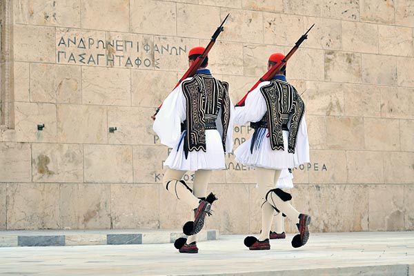 Wachen Syntagma-Platz
