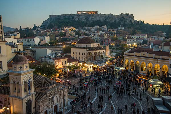 Monastiraki-Platz Athen