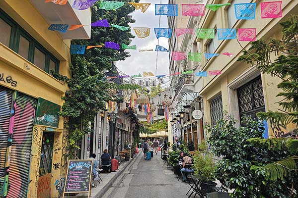 Psirri Viertel Athen
