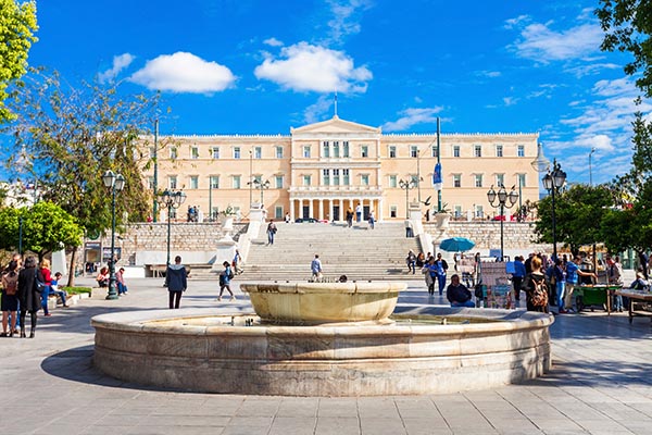 Parlamentsgebäude Syntagma-Platz